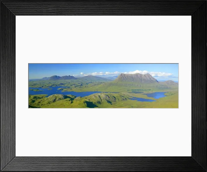 Framed Print : Inverpolly Nature Reserve view from Stac Pollaidh over Loch Sionascaig to Suilven Inverpolly Nature Reserve, Wester Ross, Highlands, Scotland, UK Framed Print : Inverpolly Nature Reserve view from Stac Pollaidh over Loch Sionascaig to Suilven Inverpolly Nature Reserve, Wester Ross, Highlands, Scotland, UK