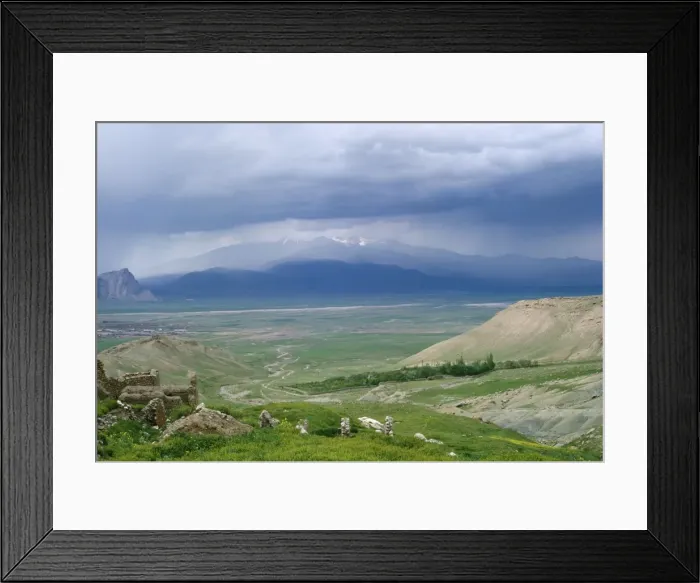 Framed Print : Eastern Anatolian, Turkey - example of Steppe. View from Isak Pasha, Nr Mount Ararat Framed Print : Eastern Anatolian, Turkey - example of Steppe. View from Isak Pasha, Nr Mount Ararat