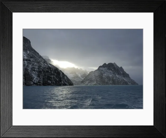 Framed Print : Drygalski Fjord - South Georgia - Antarctica Framed Print : Drygalski Fjord - South Georgia - Antarctica