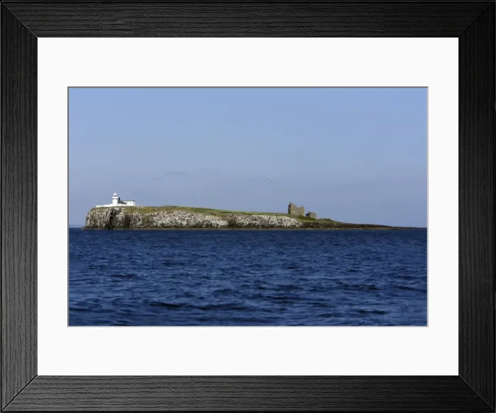 Framed Print : Inner Farne Island-showing lighthouse and church, Farne Islands, Northumberland UK Framed Print : Inner Farne Island-showing lighthouse and church, Farne Islands, Northumberland UK