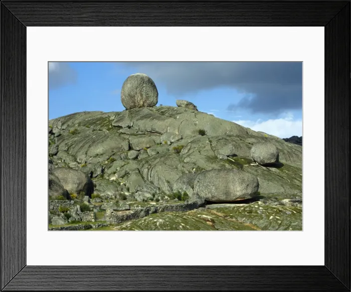 Framed Print : Granite Boulder Terrain - beside Valencia de Alcantara, Extremadura, Spain Framed Print : Granite Boulder Terrain - beside Valencia de Alcantara, Extremadura, Spain