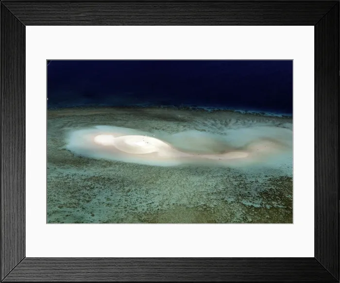 Framed Print : Aeriel view of white sand beach, Mayotte, Comoros Islands Framed Print : Aeriel view of white sand beach, Mayotte, Comoros Islands