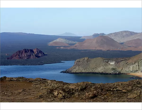 View across the Galapagos Islands from Bartolome Island