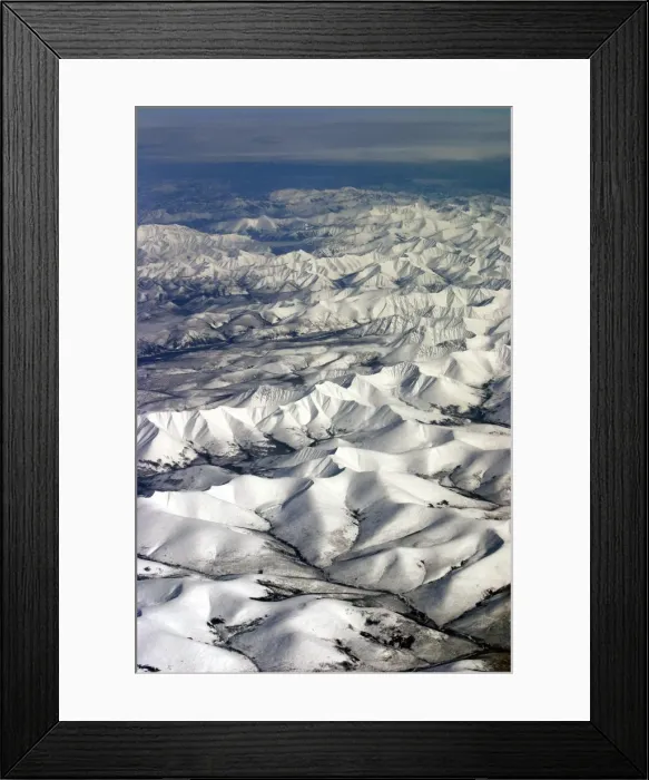 Framed Print : Siberia - Okhotsk's Province, aerial