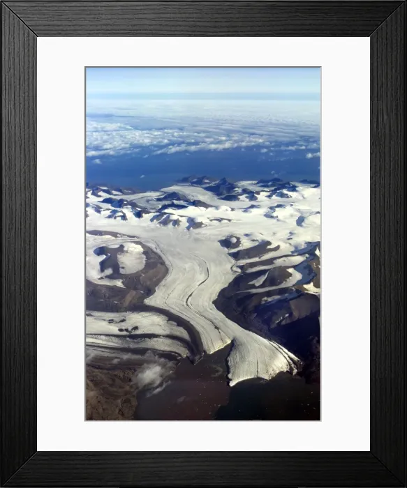 Framed Print : South Spitzberg, Svalbard, Norway - aerial Framed Print : South Spitzberg, Svalbard, Norway - aerial