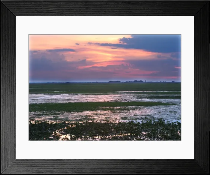 Framed Print : Venezuela - sunset over the Llanos Framed Print : Venezuela - sunset over the Llanos