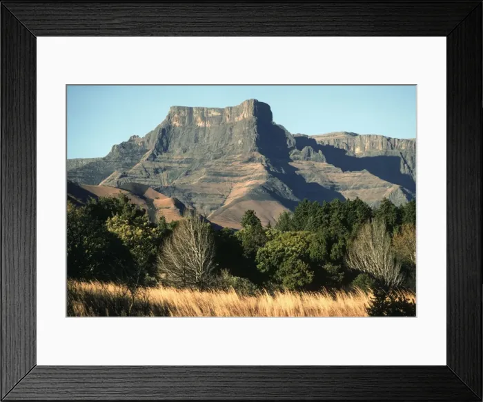 Framed Print : South Africa - Drakensburg mountains uKhahlamba now a World Heritage Site Framed Print : South Africa - Drakensburg mountains uKhahlamba now a World Heritage Site