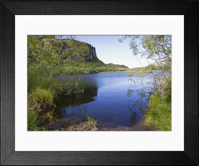 Framed Print : Diamond Lake from walking track in Conservation Area. Wanaka - South Island - New Zealand Framed Print : Diamond Lake from walking track in Conservation Area. Wanaka - South Island - New Zealand