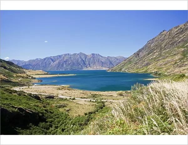 New Zealand - Lake Wanaka formed by glacial action 10000 years ago. Wanaka - South Island