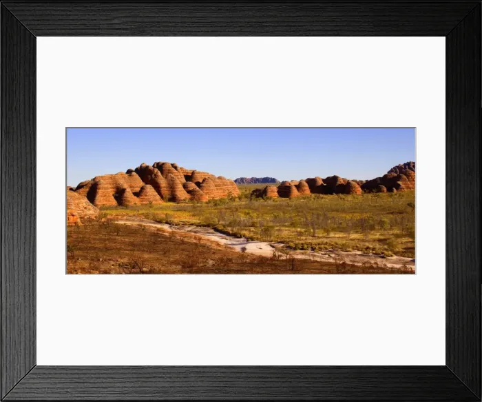Framed Print : Domes and Piccaninny creek - panoramic view of famous, banded sandstone domes and dried-up riverbed of Piccaninny Creek - Bungle Bungle National Park, Purnululu National Park, Western Australia, Australia Framed Print : Domes and Piccaninny creek - panoramic view of famous, banded sandstone domes and dried-up riverbed of Piccaninny Creek - Bungle Bungle National Park, Purnululu National Park, Western Australia, Australia