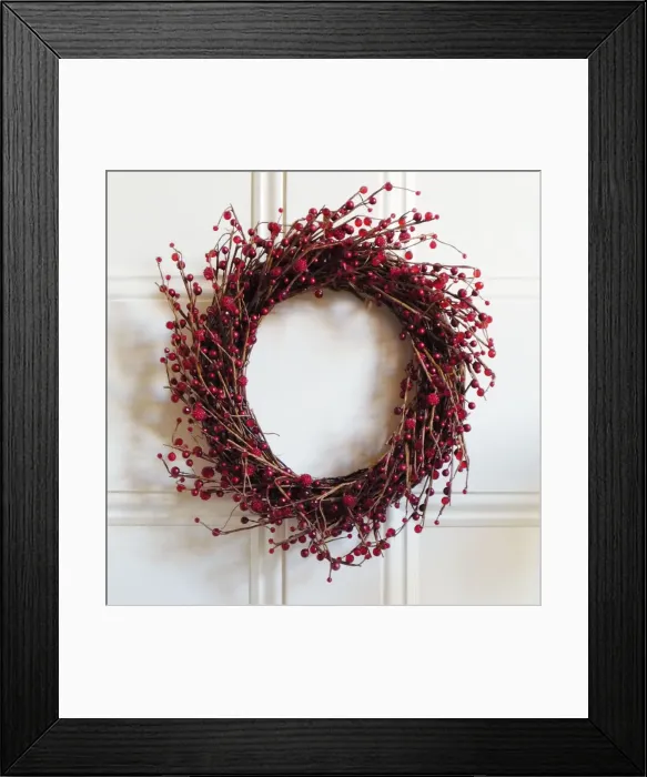 Framed Print : Christmas Wreath Framed Print : Christmas Wreath