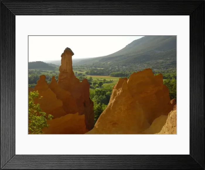 Framed Print : Colorado Provencal - Rustrel - France Framed Print : Colorado Provencal - Rustrel - France