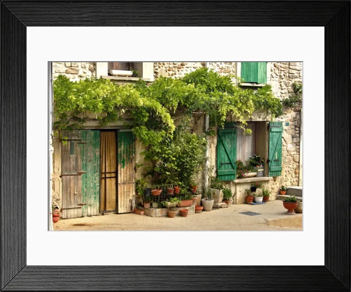Framed Print : House - Visan - provence - France Framed Print : House - Visan - provence - France
