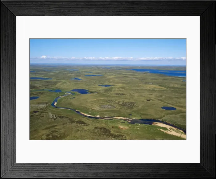 Framed Print : Canada - Eskers North West Territory Framed Print : Canada - Eskers North West Territory