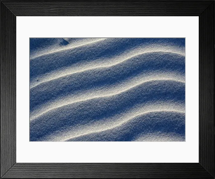 Framed Print : Sand Dune close-up of sand ripples of white sand dunes at Whaririki Beach Golden Bay, Nelson District, South Island, New Zealand Framed Print : Sand Dune close-up of sand ripples of white sand dunes at Whaririki Beach Golden Bay, Nelson District, South Island, New Zealand