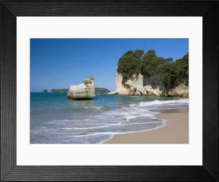 Framed Print : Cathedral Cove by erosion artfully sculpted rock formation and cliffs at the beach of Cathedral Cove Cathedral Cove, Coromandel Peninsula, North Island, New Zealand Framed Print : Cathedral Cove by erosion artfully sculpted rock formation and cliffs at the beach of Cathedral Cove Cathedral Cove, Coromandel Peninsula, North Island, New Zealand