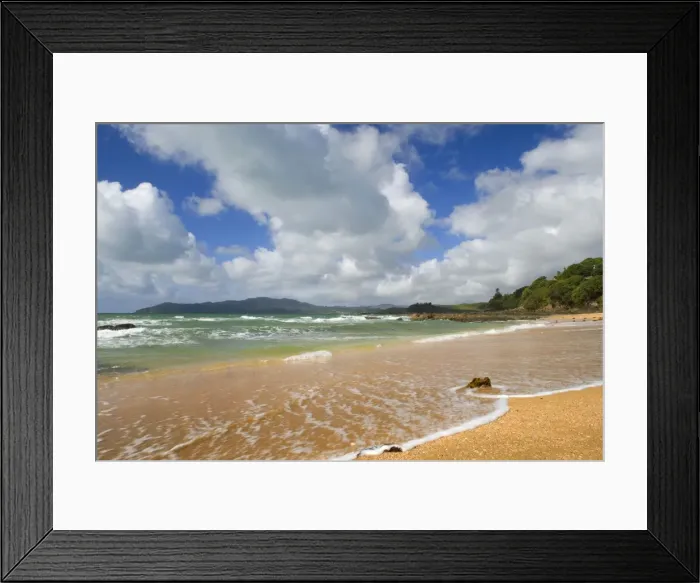 Framed Print : Cable Bay waves rolling in on the golden beach of Cable Bay before a thunderstorm Cable Bay, Doubtless Bay, Northland, North Island, New Zealand Framed Print : Cable Bay waves rolling in on the golden beach of Cable Bay before a thunderstorm Cable Bay, Doubtless Bay, Northland, North Island, New Zealand