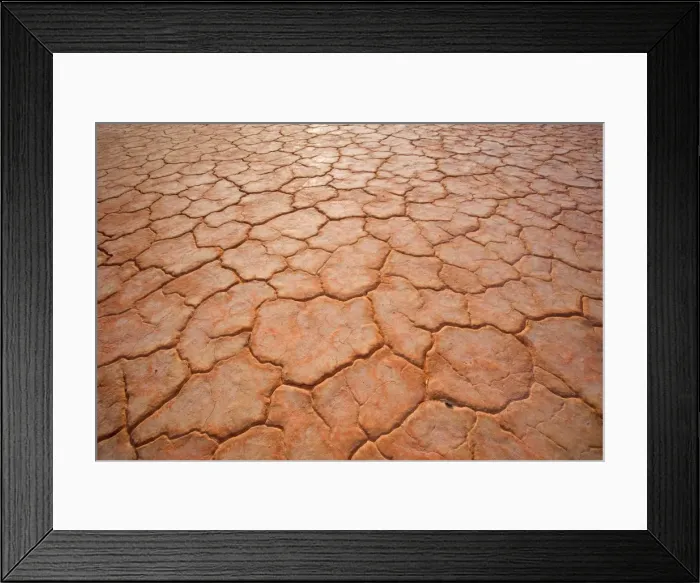 Framed Print : Dried-up earth - the hot sun in the Simpson Desert area blazes down onto the earth and dries it up until the soil cracks, creating an intricrate pattern - Rainbow Valley, Simpson Desert area, Northern Territory, Australia Framed Print : Dried-up earth - the hot sun in the Simpson Desert area blazes down onto the earth and dries it up until the soil cracks, creating an intricrate pattern - Rainbow Valley, Simpson Desert area, Northern Territory, Australia