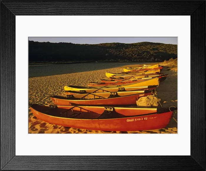 Framed Print : Western Australia - canoes on the Margaret River Margaret River, Western Australia LAN03633 Framed Print : Western Australia - canoes on the Margaret River Margaret River, Western Australia LAN03633