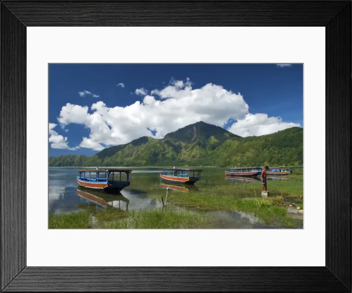 Framed Print : Crater Lake - Batur Bali Indonesia Framed Print : Crater Lake - Batur Bali Indonesia