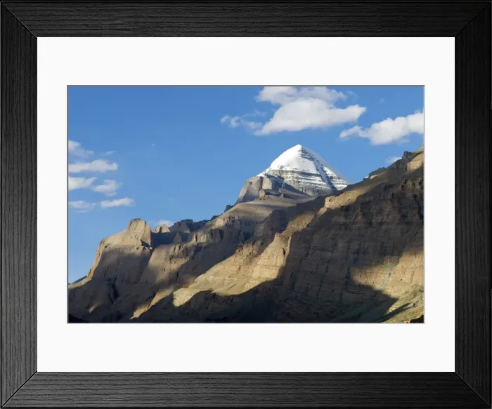 Framed Print : Mt Kailash - Tibet 6, 675m late afternoon light Framed Print : Mt Kailash - Tibet 6, 675m late afternoon light