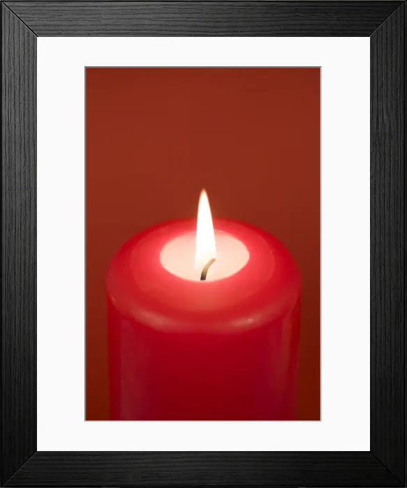 Framed Print : Red Candle Framed Print : Red Candle