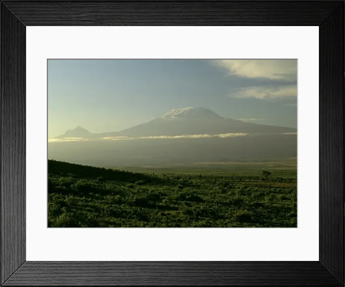 Framed Print : Mt Kilimanjaro in Tanzania - taken from Amboseli National Park - Kenya JFL14179 Framed Print : Mt Kilimanjaro in Tanzania - taken from Amboseli National Park - Kenya JFL14179