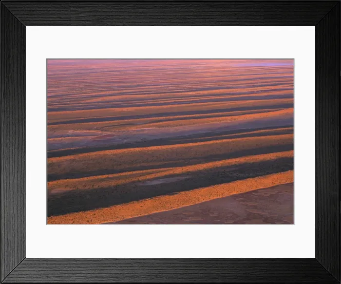 Framed Print : Longitudinal dunes over alluvial plain of clay & gibber Simpson Desert, South Australia JPF41733 Framed Print : Longitudinal dunes over alluvial plain of clay & gibber Simpson Desert, South Australia JPF41733