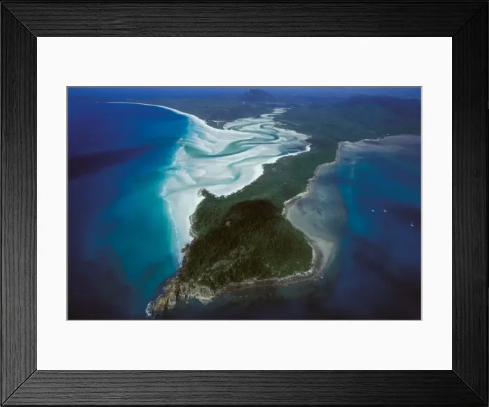 Framed Print : Whitehaven Beach Whitsunday Group, Great Barrier Reef Marine Park (World Heritage Area), Queensland, Australia JPF34502 Framed Print : Whitehaven Beach Whitsunday Group, Great Barrier Reef Marine Park (World Heritage Area), Queensland, Australia JPF34502
