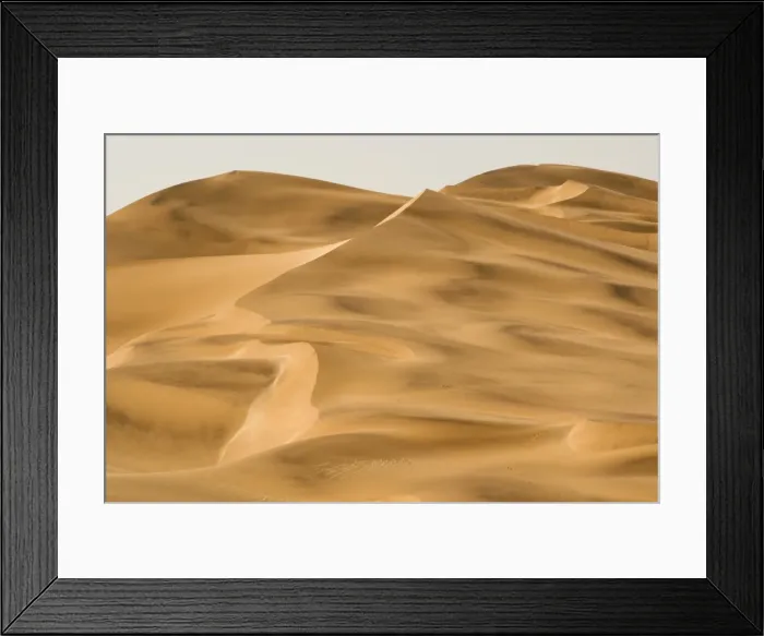 Framed Print : Scenic dune view - Dune Fields - Namib Desert - Namibia - Africa Framed Print : Scenic dune view - Dune Fields - Namib Desert - Namibia - Africa