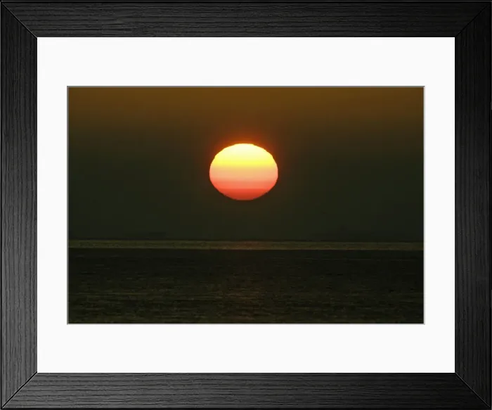 Framed Print : Sunrise - over the North Sea, Northumberland National Park, England Framed Print : Sunrise - over the North Sea, Northumberland National Park, England