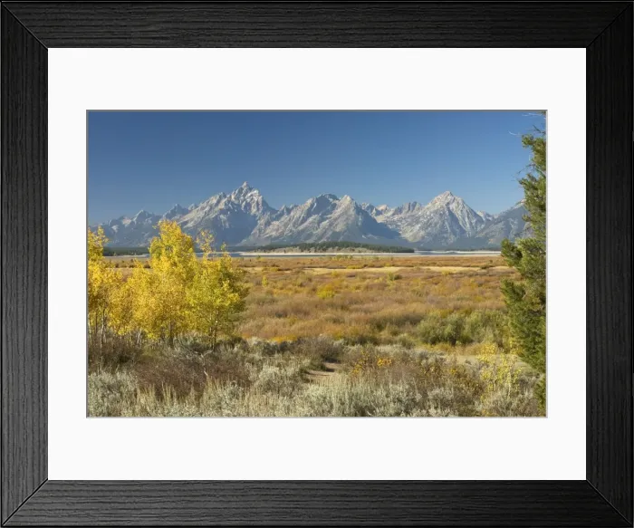 Framed Print : Grand Teton Range - Grand Teton NP, USA Framed Print : Grand Teton Range - Grand Teton NP, USA
