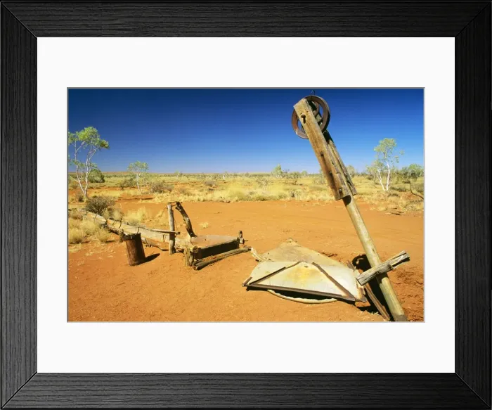 Framed Print : Well on the Canning Stock Route Little Sandy Desert, Western Australia JLR02912 Framed Print : Well on the Canning Stock Route Little Sandy Desert, Western Australia JLR02912