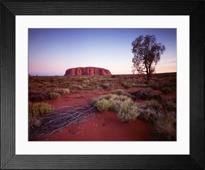 Framed Print : Uluru / Ayers Rock - at sunset, Uluru-Kata Tjuta National Park (World Heritage Area), Northern Territory, Australia JLR04814 Framed Print : Uluru / Ayers Rock - at sunset, Uluru-Kata Tjuta National Park (World Heritage Area), Northern Territory, Australia JLR04814