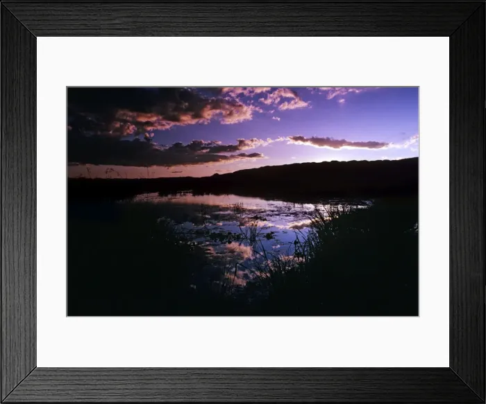 Framed Print : Sunset on Inle Lake Myanmar / Burma JLR00873 Framed Print : Sunset on Inle Lake Myanmar / Burma JLR00873