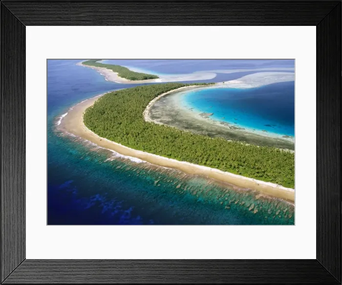 Framed Print : Aerial - Ant Atoll SW of Pohnpei - Tauenai Passage Pohnpei, Micronesia JLR04120 Framed Print : Aerial - Ant Atoll SW of Pohnpei - Tauenai Passage Pohnpei, Micronesia JLR04120