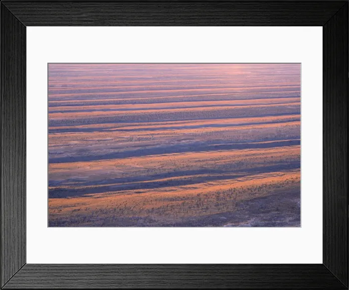 Framed Print : Australia - dunefields. Sand dunes & claypans in interdune corridors South-eastern Simpson, South Australia Framed Print : Australia - dunefields. Sand dunes & claypans in interdune corridors South-eastern Simpson, South Australia