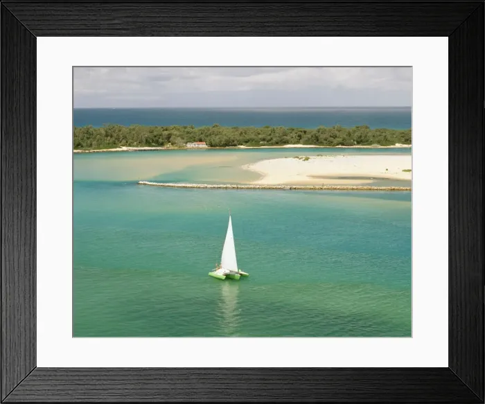 Framed Print : Sailing Boat - Lakes Entrance Victoria, Australia JPF27017 Framed Print : Sailing Boat - Lakes Entrance Victoria, Australia JPF27017