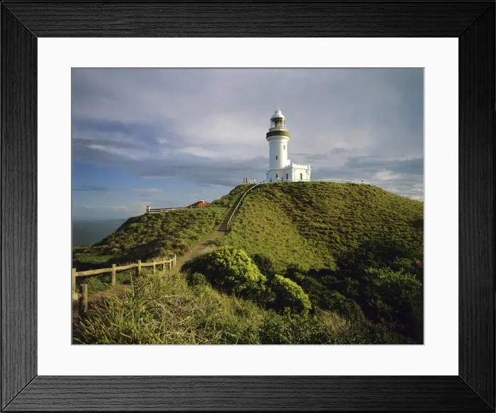 Framed Print : Byron Bay lighthouse Byron Bay, New South Wales, Australia JPF32228 Framed Print : Byron Bay lighthouse Byron Bay, New South Wales, Australia JPF32228