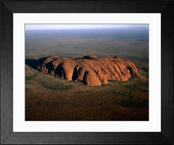 Framed Print : Aerial - Uluru (Ayers Rock) Aerial, Uluru-Kata Tjuta National Park (World Heritage Area), Northern Territory, Australia JPF44485 Framed Print : Aerial - Uluru (Ayers Rock) Aerial, Uluru-Kata Tjuta National Park (World Heritage Area), Northern Territory, Australia JPF44485