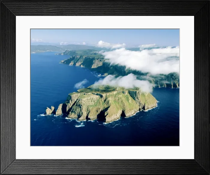 Framed Print : Aerial - Tasman Island and Cape Pillar with Tasman Island Lighthouse, Tasman National Park, Tasman Peninsula, Tasmania, Australia JPF49789 Framed Print : Aerial - Tasman Island and Cape Pillar with Tasman Island Lighthouse, Tasman National Park, Tasman Peninsula, Tasmania, Australia JPF49789