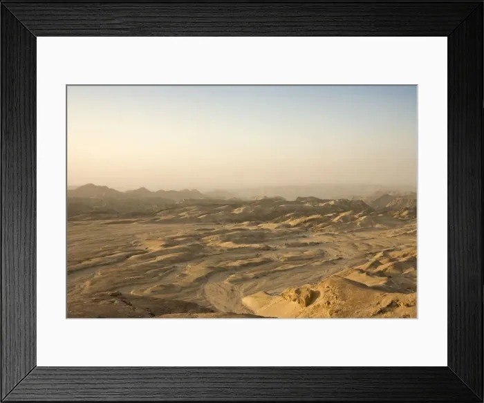 Framed Print : View over the Moon Landscape As a dust storm clouds the horizon Namib Desert, Namibia, Africa Framed Print : View over the Moon Landscape As a dust storm clouds the horizon Namib Desert, Namibia, Africa
