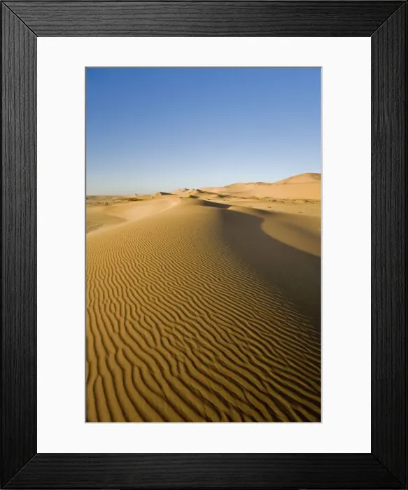 Framed Print : Dawn in the Dunes Patterns on the dunes between Swakopmund and Walvis Bay Namibia, Africa Framed Print : Dawn in the Dunes Patterns on the dunes between Swakopmund and Walvis Bay Namibia, Africa