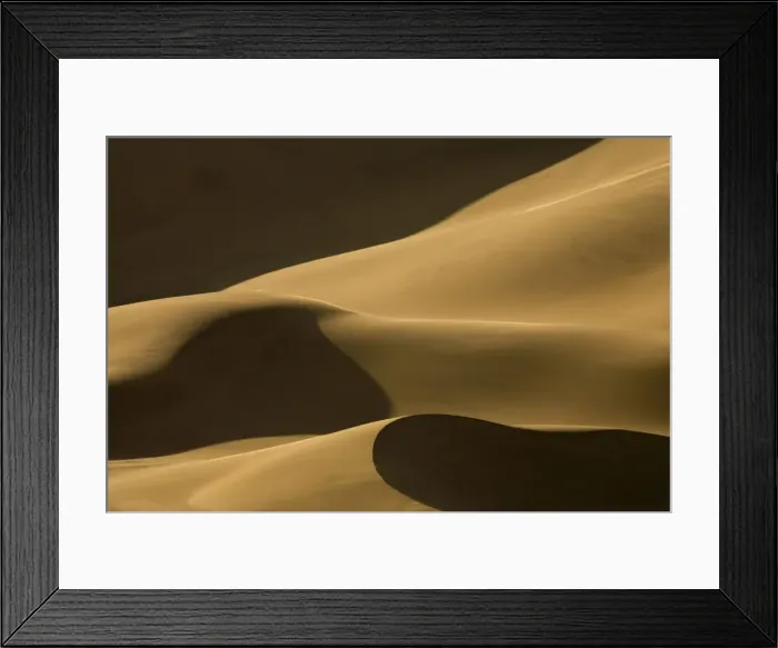 Framed Print : Abstract patterns of dunes in contrasty late afternoon light - Dune Fields - Namib Desert - Namibia - Africa Framed Print : Abstract patterns of dunes in contrasty late afternoon light - Dune Fields - Namib Desert - Namibia - Africa