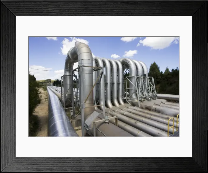 Framed Print : Wairakei Geothermal Power Station - near Taupo North Island New Zealand. Operated by Contact Energy this was the first geothermal plant to use very hot water as the source of the steam used to drive the turbines Framed Print : Wairakei Geothermal Power Station - near Taupo North Island New Zealand. Operated by Contact Energy this was the first geothermal plant to use very hot water as the source of the steam used to drive the turbines