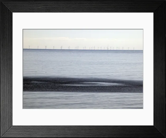 Framed Print : Wind farm, off Llandudno, N Wales