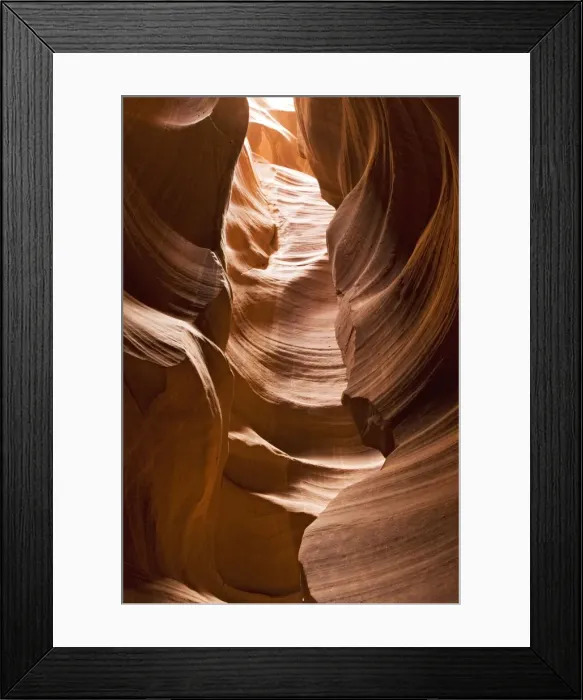 Framed Print : Antelope Canyon - exceptional narrow slot canyon in sandstone. On Navajo reservation in Arizona. USA Framed Print : Antelope Canyon - exceptional narrow slot canyon in sandstone. On Navajo reservation in Arizona. USA