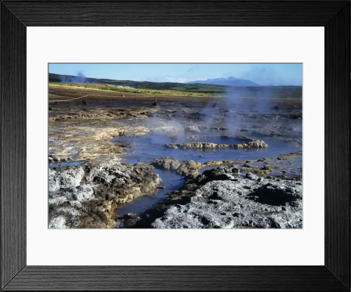 Framed Print : Geyser, Geothermal Activity ROG 9126 Geyser with Sulphur, boiling water etc. - South-East Iceland © Bob Gibbons / ARDEA LONDON Framed Print : Geyser, Geothermal Activity ROG 9126 Geyser with Sulphur, boiling water etc. - South-East Iceland © Bob Gibbons / ARDEA LONDON