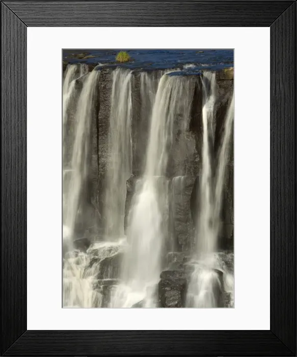 Framed Print : Ebor Falls - detail of the falling waters of the upper section of this stunning waterfall which finally plunges into a hugh pool, surrounded by sheer cliffs Framed Print : Ebor Falls - detail of the falling waters of the upper section of this stunning waterfall which finally plunges into a hugh pool, surrounded by sheer cliffs
