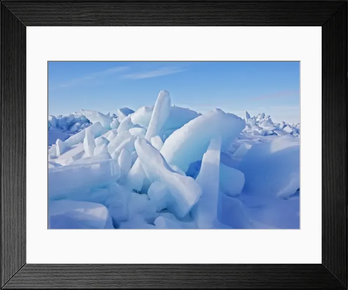 Framed Print : Ice Floe Magdalen islands Canada Framed Print : Ice Floe Magdalen islands Canada